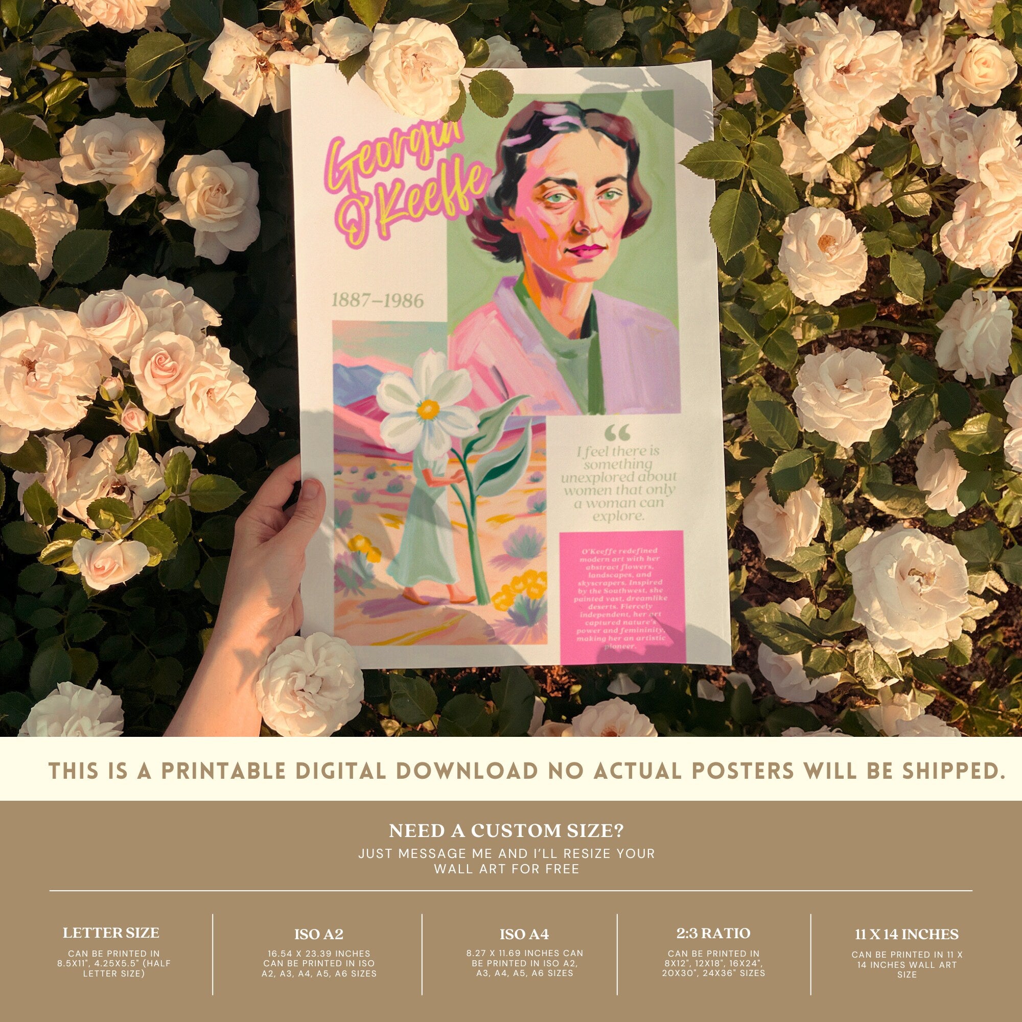 Printable Women’s History Month poster mega bundle with 200+ iconic women posters for classroom decor, bulletin boards, history lessons, and displays.