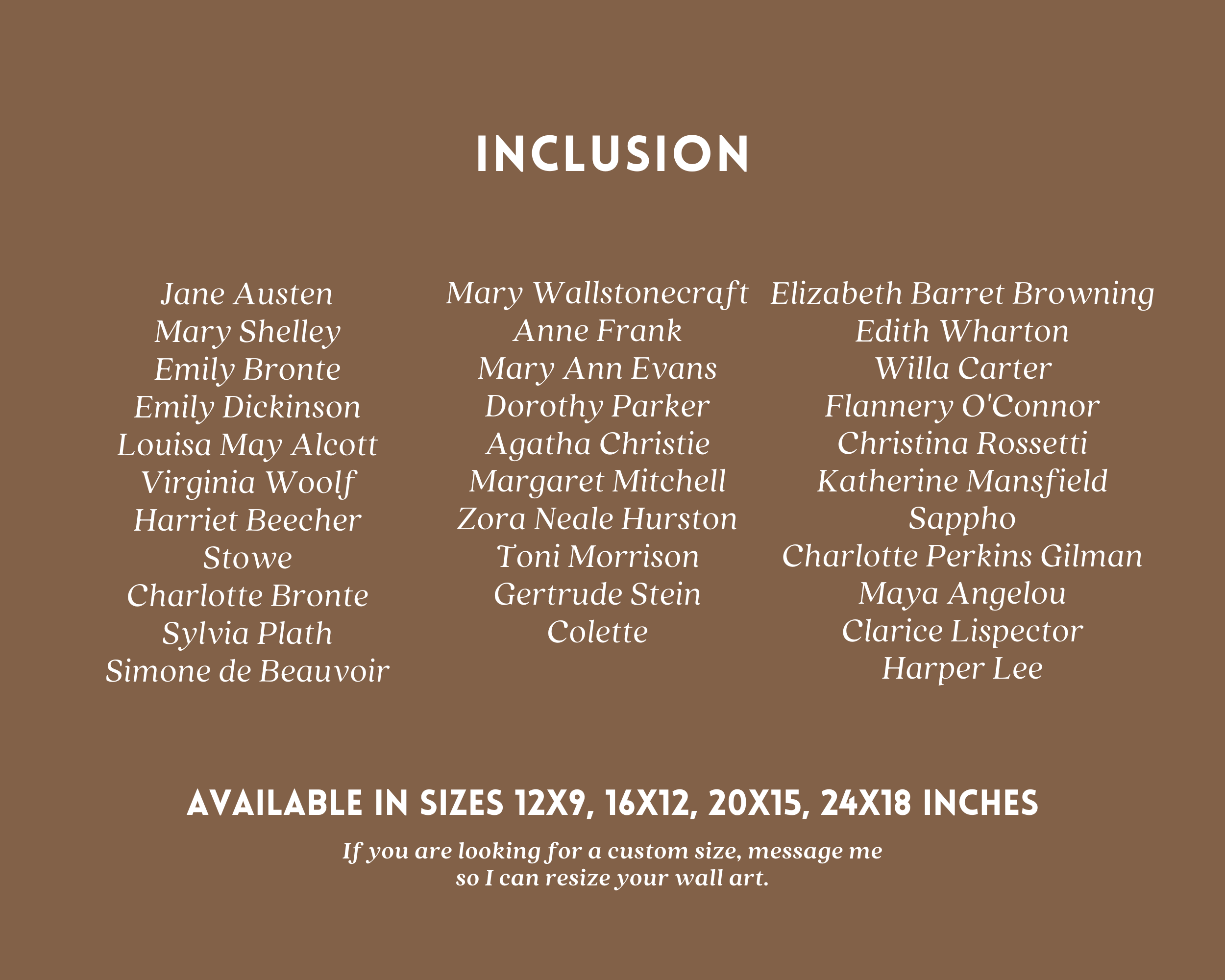 Printable Women in Literature poster set of 30 featuring famous writers, quotes, and achievements. Perfect for Women’s History Month classroom decor.
