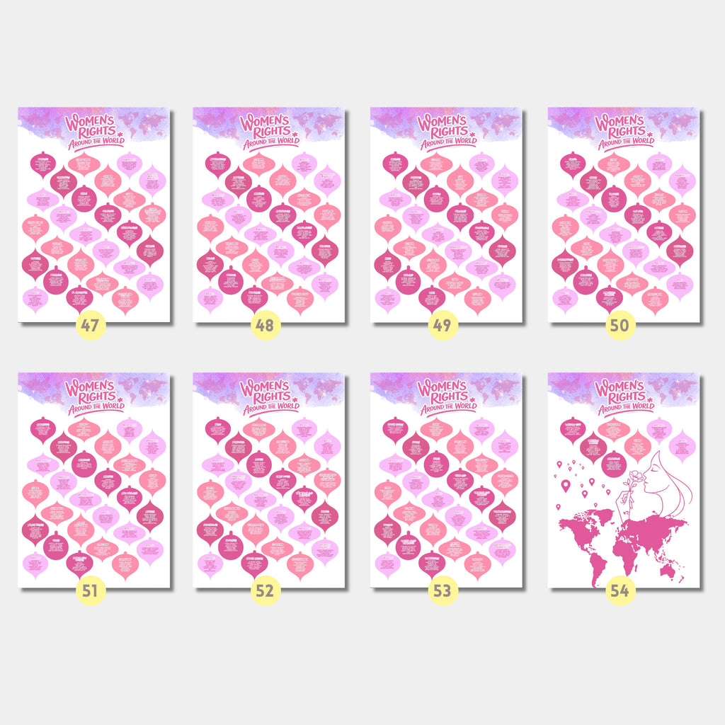 Printable Women’s History Month infographics and educational posters set of 100 for International Women’s Day, March bulletin boards, classroom decor, and displays.