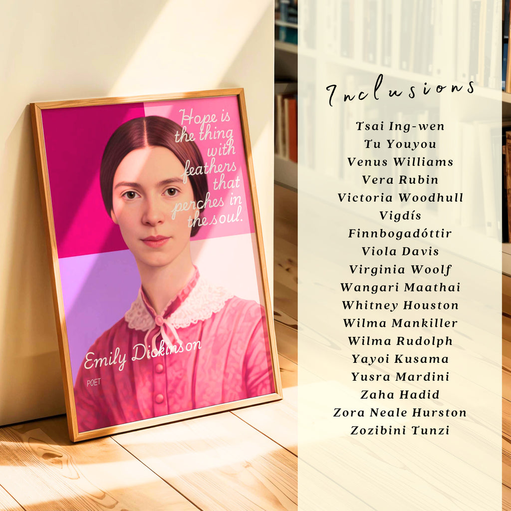 Printable Women’s History Month mega bundle with 250 iconic women posters, inspirational quotes, and classroom decor for March bulletin boards.