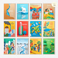 Printable Earth Day climate change poster set of 50 for environmental awareness, sustainability lessons, April bulletin boards, and classroom decor.