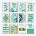 Printable Earth Day poster set of 140 for climate change awareness, world environment lessons, classroom decor, bulletin boards, and displays.