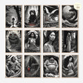 Philippine Mythological Creatures Posters Set of 20, Halloween | Digital Download