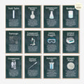 Printable science laboratory tools poster set of 200 for STEM classroom decor, equipment study displays, bulletin boards, and homeschool science walls.