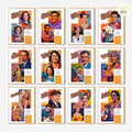 Printable Hispanic Heritage Month poster set of 80 featuring history quotes, classroom decor, bulletin board displays, and educational