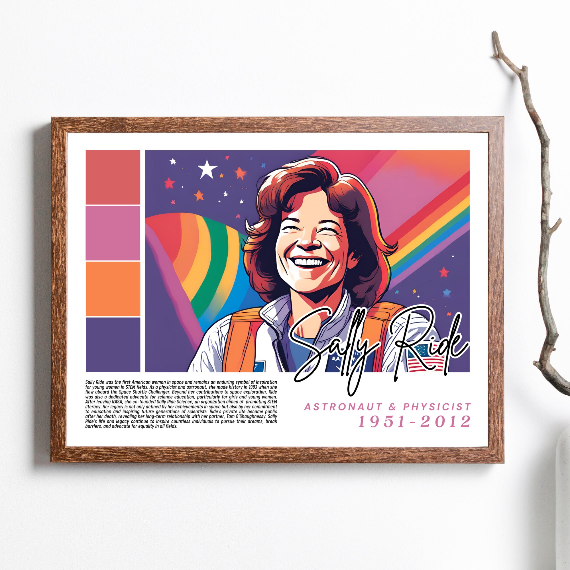 Printable Pride Month landscape poster set of 25 featuring LGBTQIA+ icons, LGBT History Month, SOGIE displays, and inclusive classroom decor.