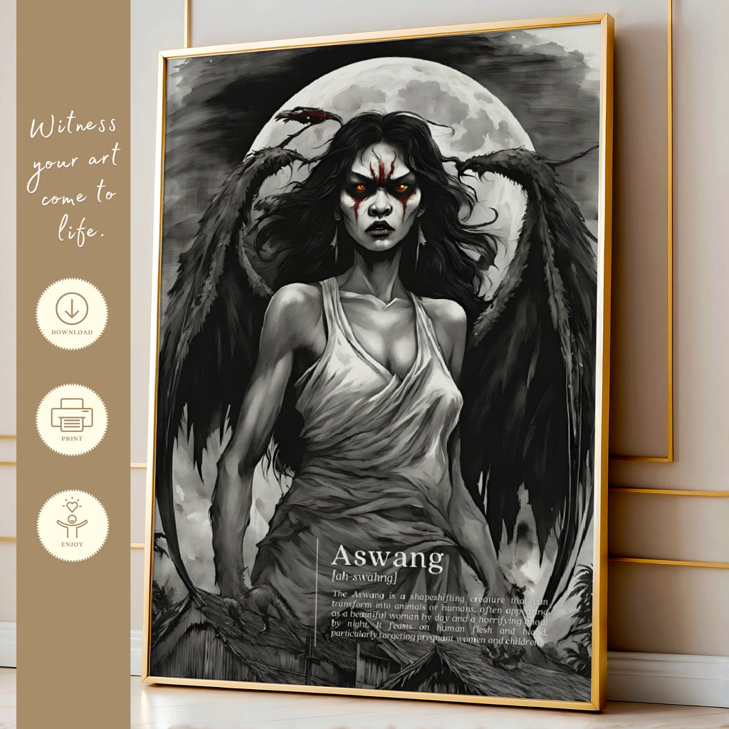 Philippine Mythological Creatures Posters Set of 20, Halloween | Digital Download