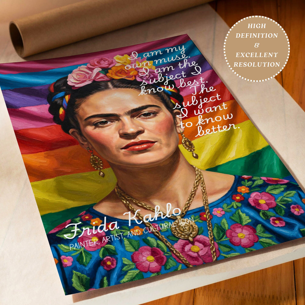 Printable Pride Month quotes poster set of 100 for LGBTQIA+ history, rainbow classroom decor, June bulletin boards, and inclusive displays.