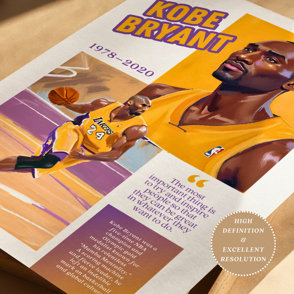 Printable famous athletes poster set of 100 featuring sports mindset quotes for PE classroom decor, gym walls, bulletin boards, and displays.