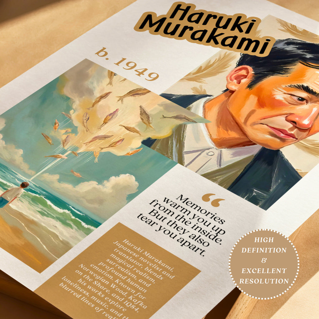 Printable famous writers poster mega bundle with 300 author quote prints for English classroom decor, libraries, ELA displays, and book walls.