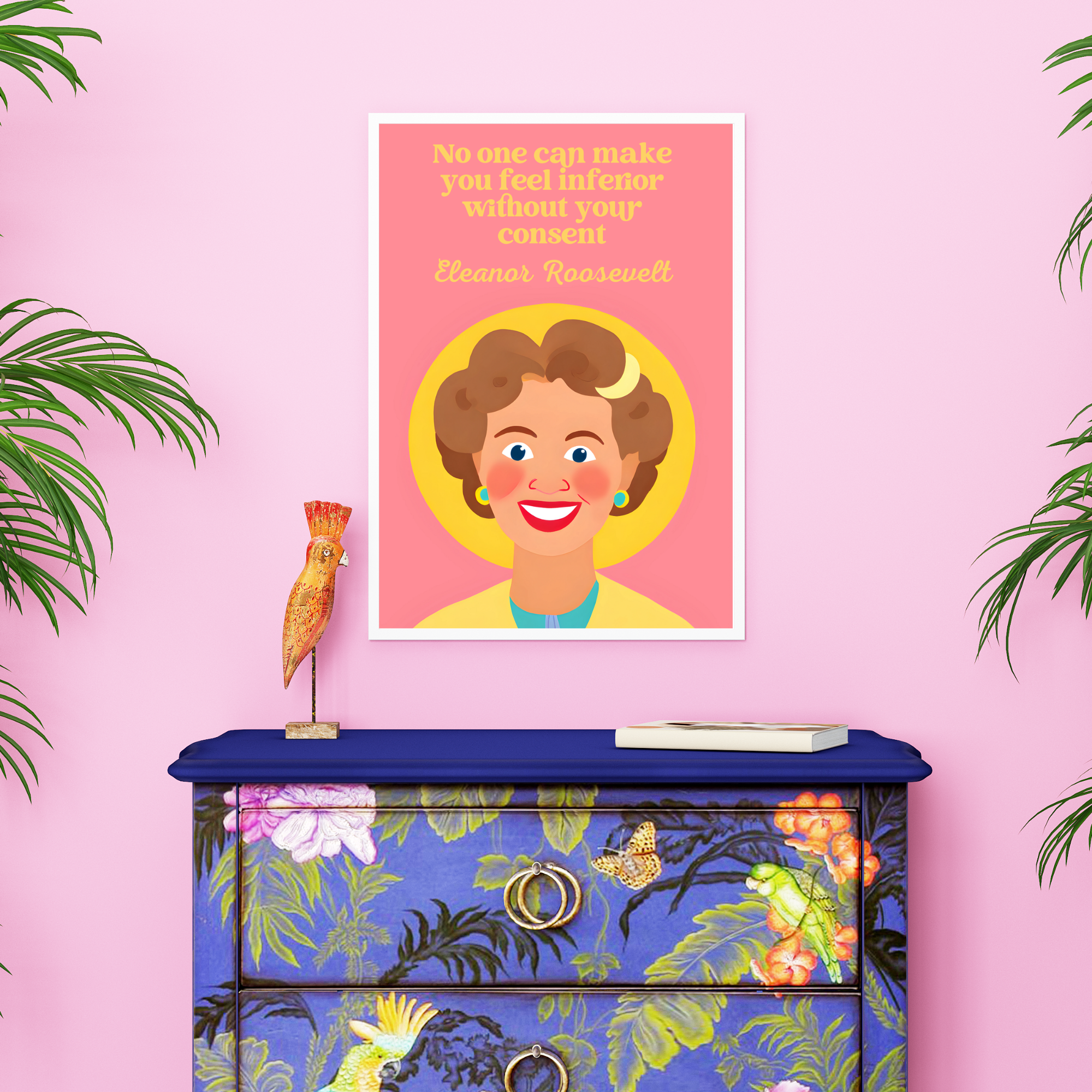 Printable Women’s History Month quotes poster set of 50 in a soft pastel theme. Perfect for classroom decor, bulletin boards, and empowerment displays.