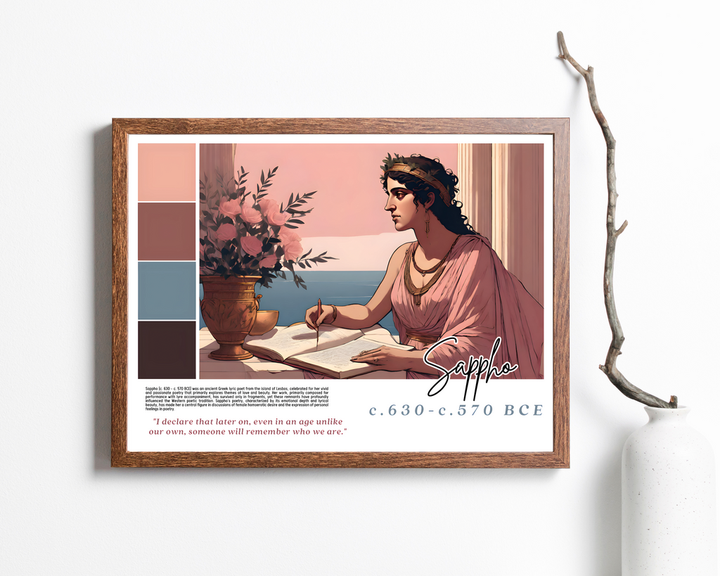 Printable Women in Literature poster set of 30 featuring famous writers, quotes, and achievements. Perfect for Women’s History Month classroom decor.
