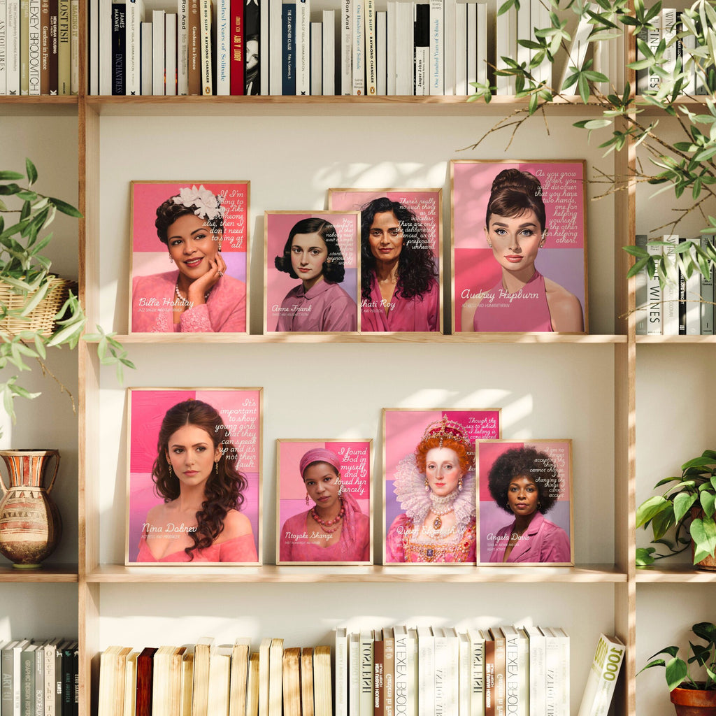 Printable Women’s History Month mega bundle with 250 iconic women posters, inspirational quotes, and classroom decor for March bulletin boards.