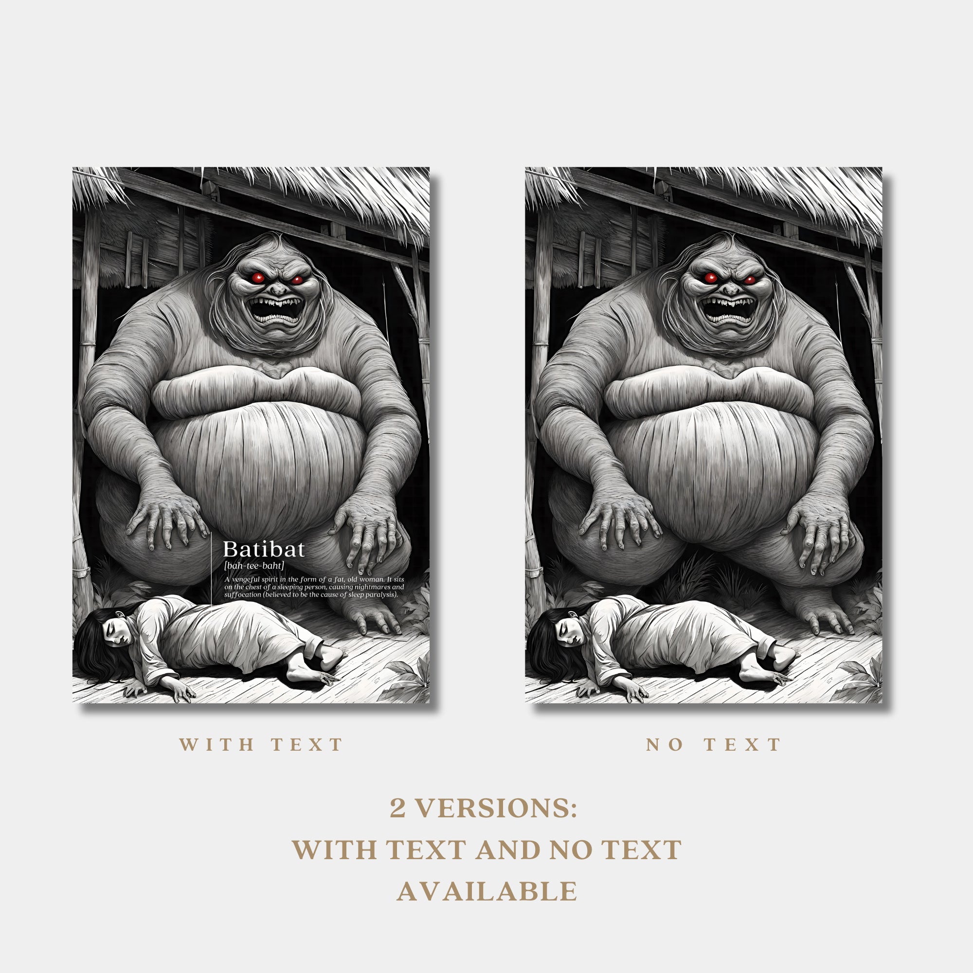 Philippine Mythological Creatures Posters Set of 20, Halloween | Digital Download