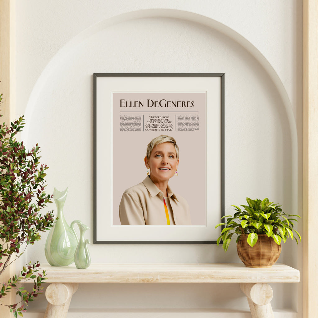 Printable Pride Month poster set of 25 featuring LGBT icons, LGBTQIA+ history, queer quotes, SOGIE displays, and inclusive classroom decor.