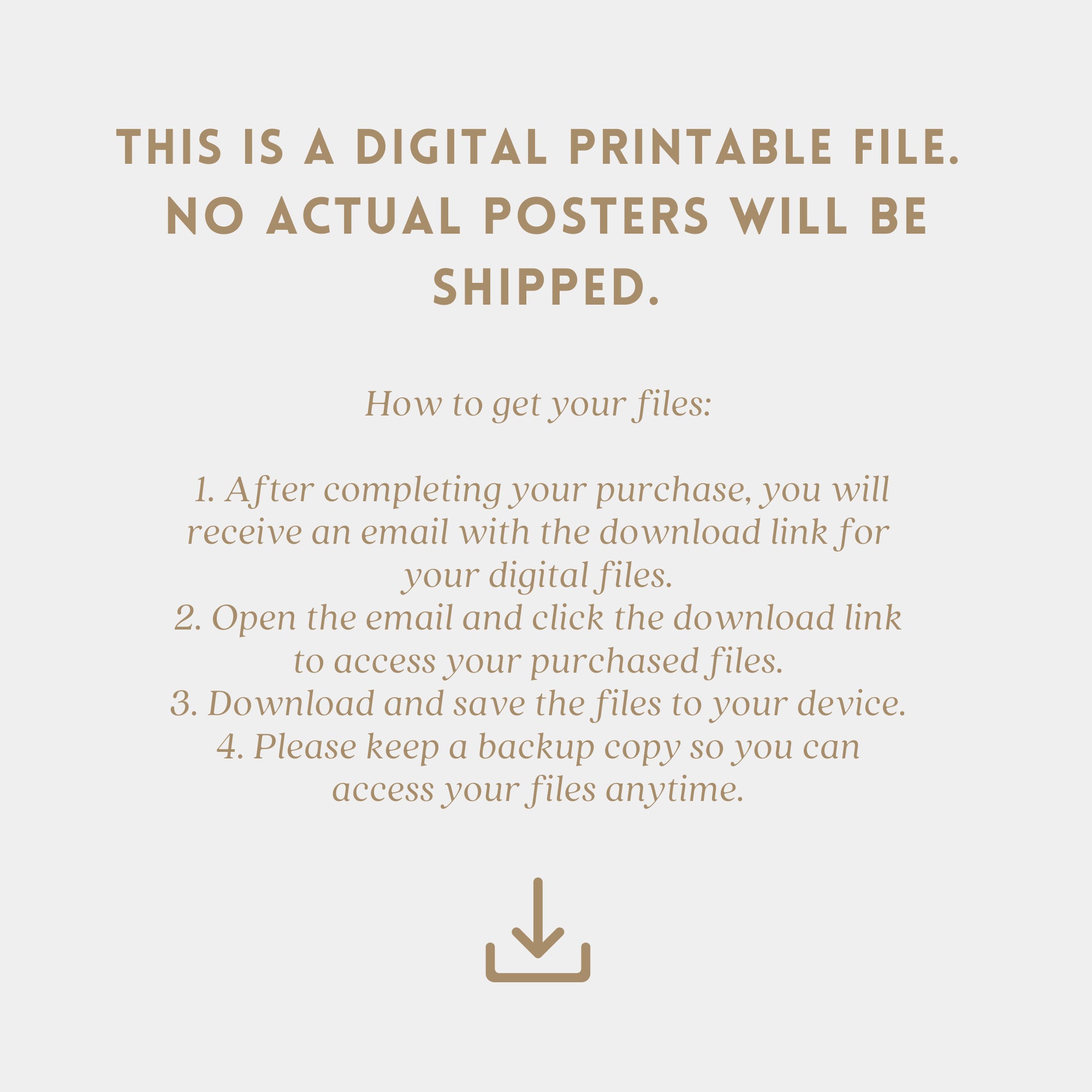 How to download and save your digital purchase.