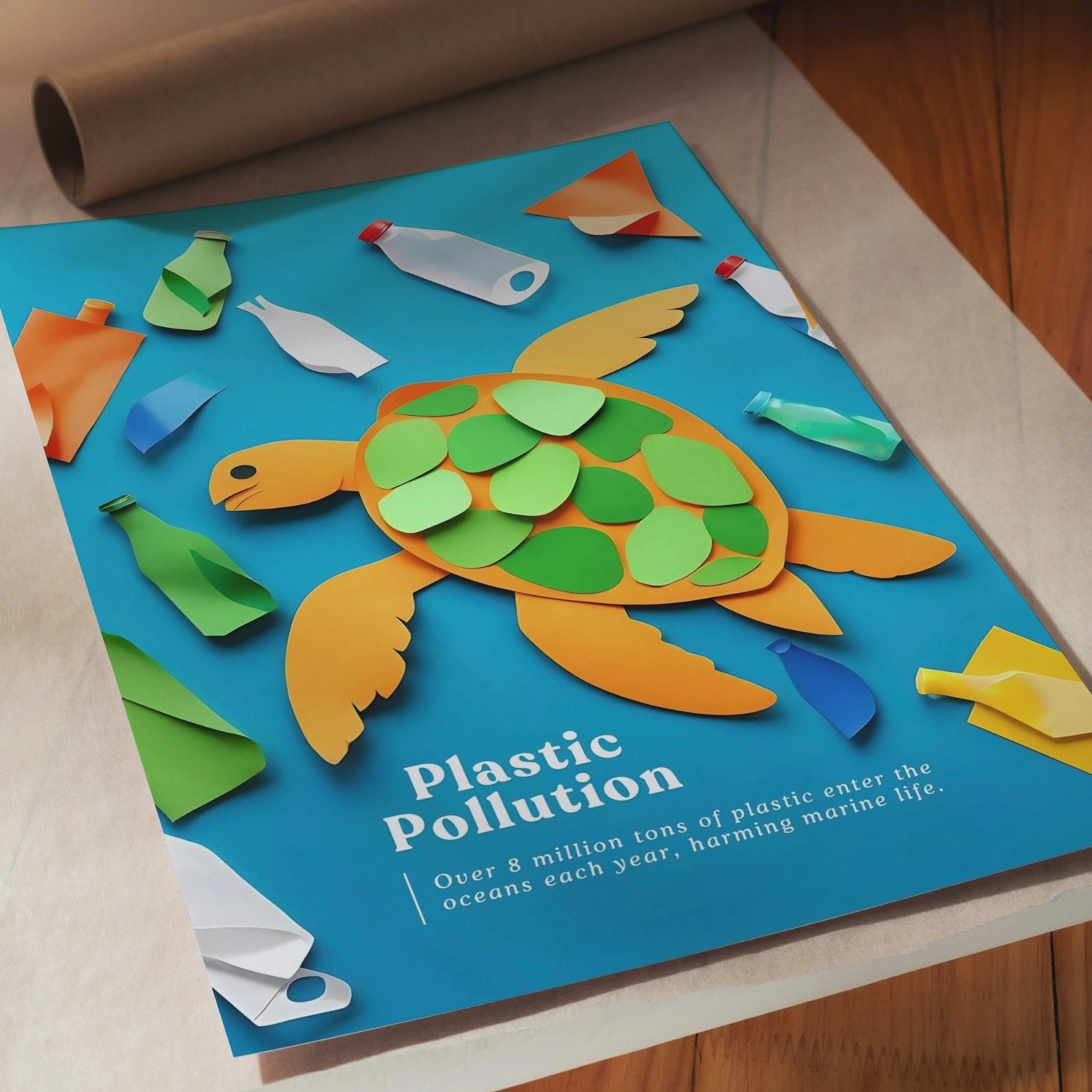 Printable Earth Day climate change poster set of 50 for environmental awareness, sustainability lessons, April bulletin boards, and classroom decor.