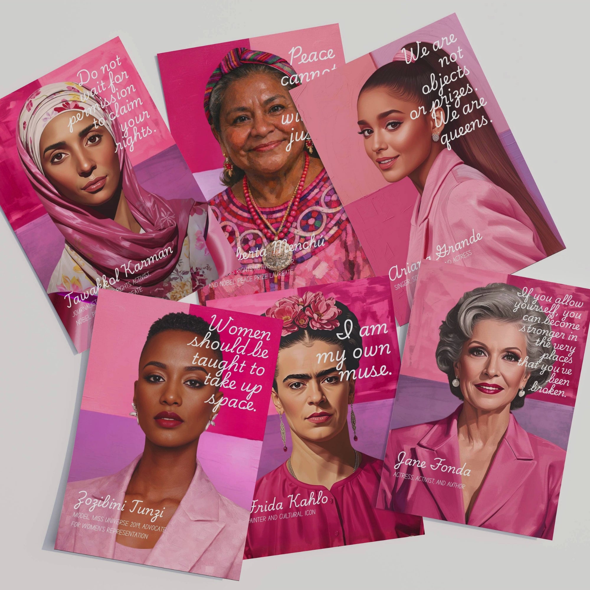 Printable Women’s History Month mega bundle with 250 iconic women posters, inspirational quotes, and classroom decor for March bulletin boards.