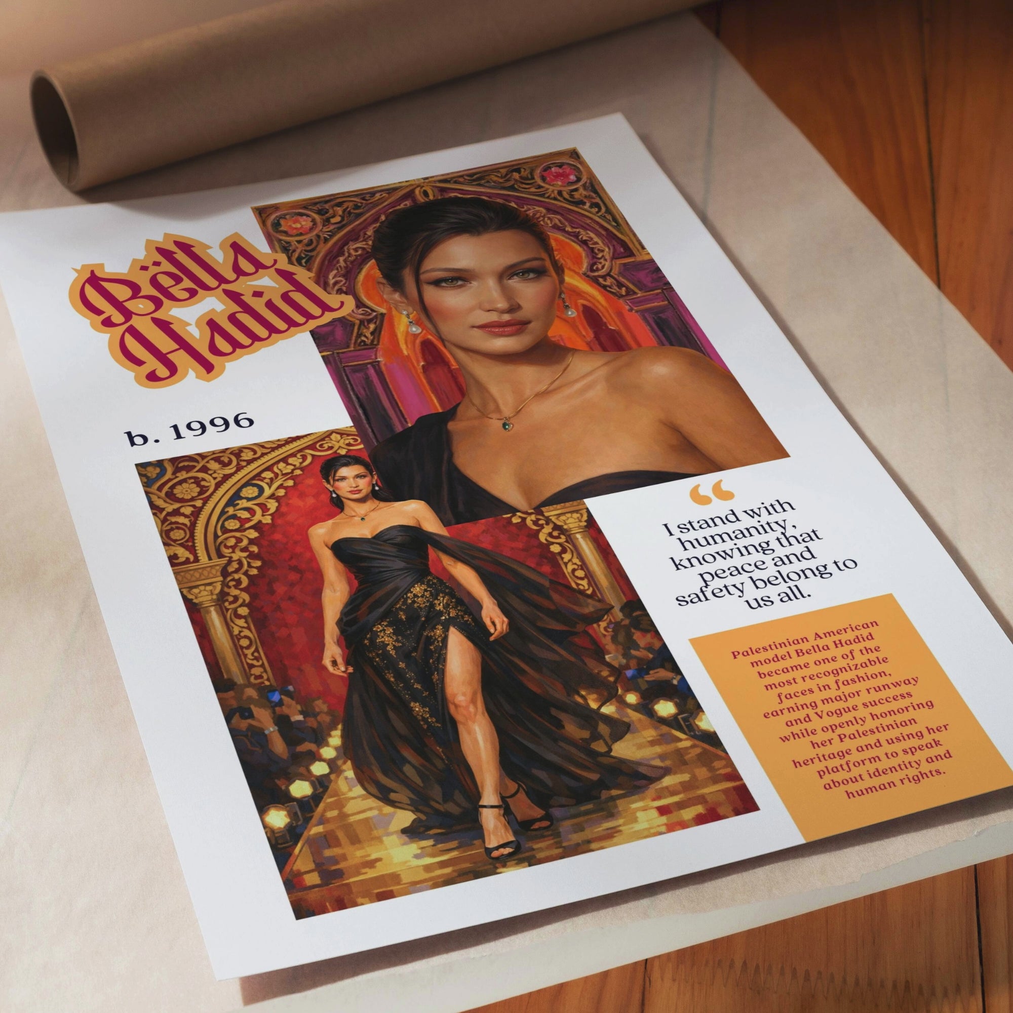 Printable Arab American Heritage Month poster set of 40 for April bulletin boards, classroom decor, history lessons, and cultural displays.