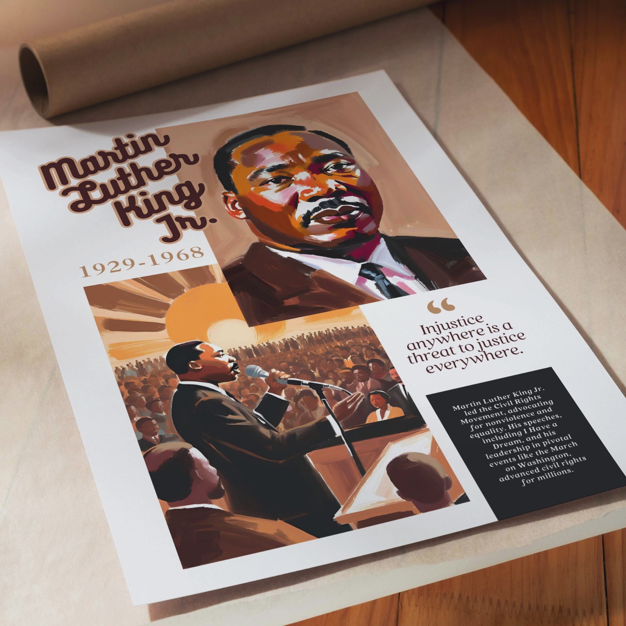 Printable Black History Month poster set of 85 featuring African American and African heritage icons, famous quotes, classroom decor, and bulletin boards.